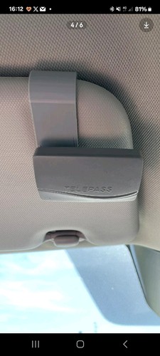 Supporto telepass per - supporto, aletta
