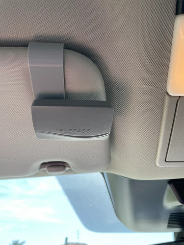 Supporto telepass auto nero - supporto,